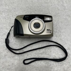 Pentax IQZoom 105G 35mm Point & Shoot Film Camera - Case - UNTESTED